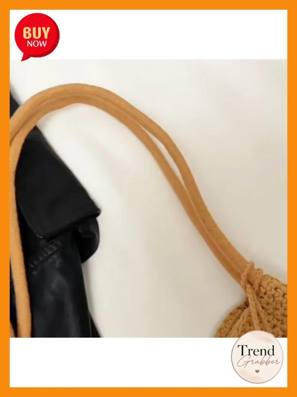 Woven Yarn Crochet Hobo Bag Tote with Tassels Boho Shoulder Purse